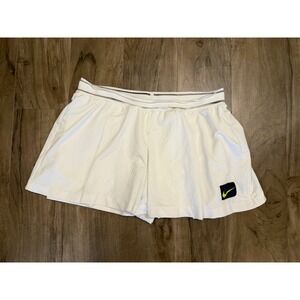 Nike Court Slam Tennis Skorts Skirt Womens XL White Dri-FIT AT5070-100